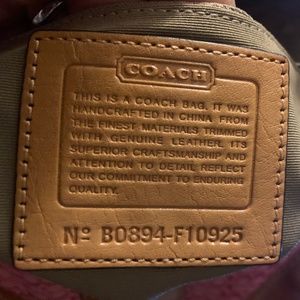 Coach Soho Hobo Signature Handbag